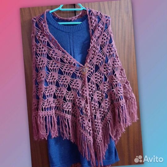 Шаль крючком