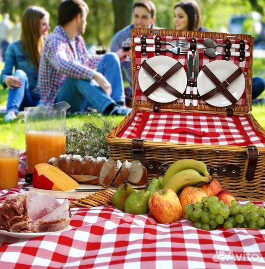 Корзина плетеная для пикника