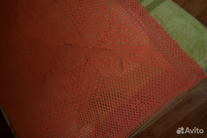 Плед вязаный