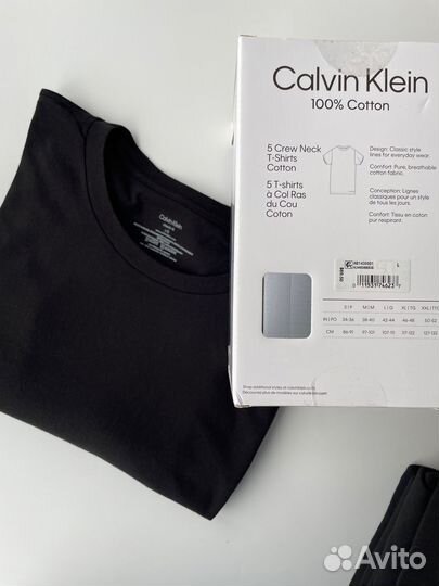 5 шт / набор футболок Calvin Klein Оригинал