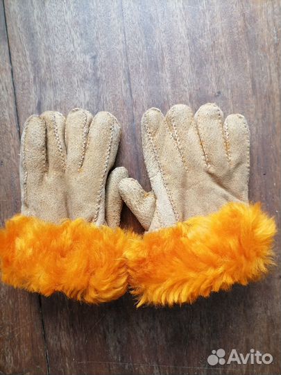 Перчатки детские меховые зимние