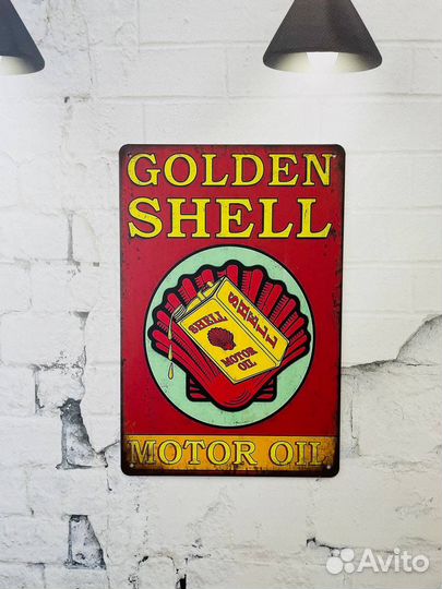 Декор на стену Shell Golden