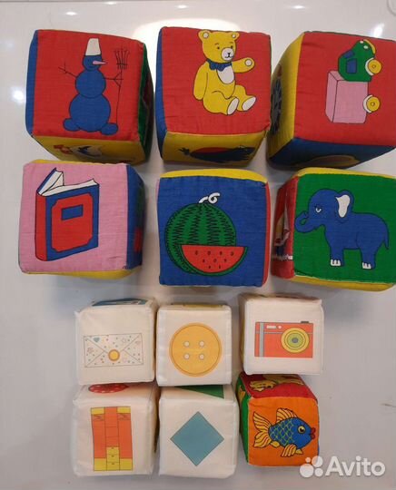 Кубики мягкие