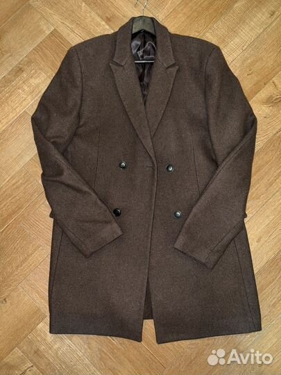 Мужское двубортное пальто