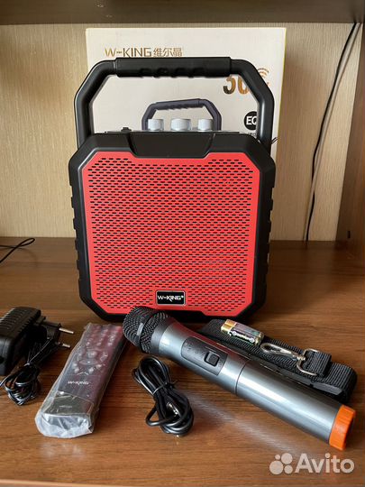 Колонка с караоке WI FI, AUX, USB, mini SD TF