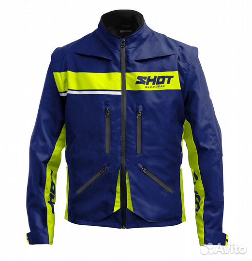 Endurojacke Shot Contact Assault 2.0 Blau-Neongelb blau, gelb