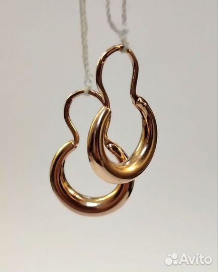 Золотые серьги