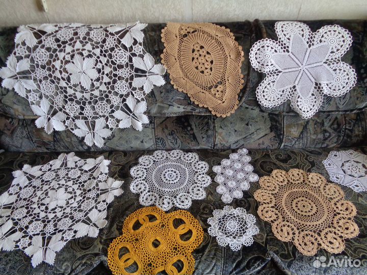 Салфетки,подзорники,воротнички ручная работа