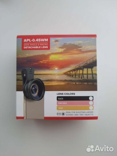 Линза для камеры телефона(макро, рыбий глаз)