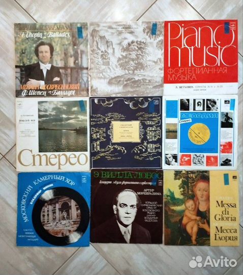 Винил классика Бах Чайковский Моцарт Гайдн