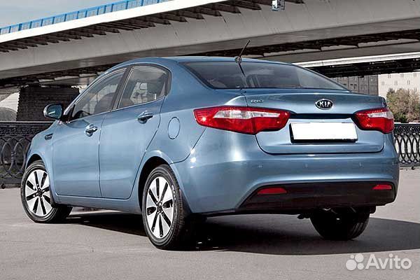 Бампер Задний Киа Рио 3 Седан в цвет