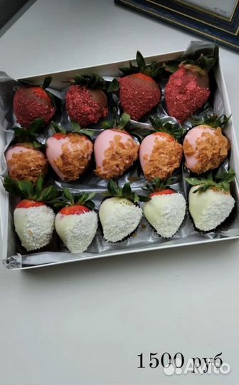 Клубника в шоколаде, фрукты, подарок девушке