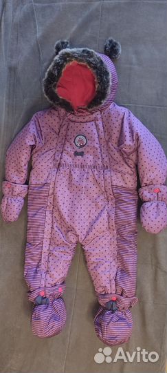 Зимний комбинезон Peluche & tartine 80