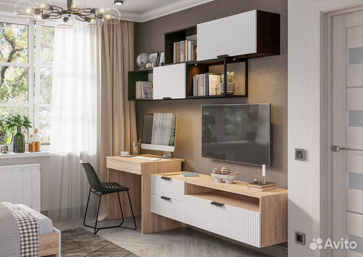 Тумба с полками