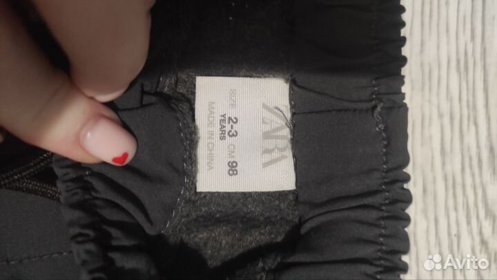 Водоотталкивающие штаны Zara на мальчика размер 92