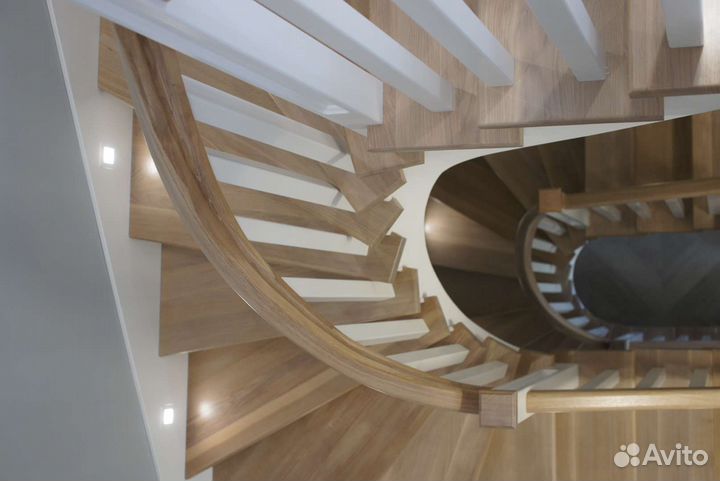 Изготовление лестниц из массива дерева, мебель