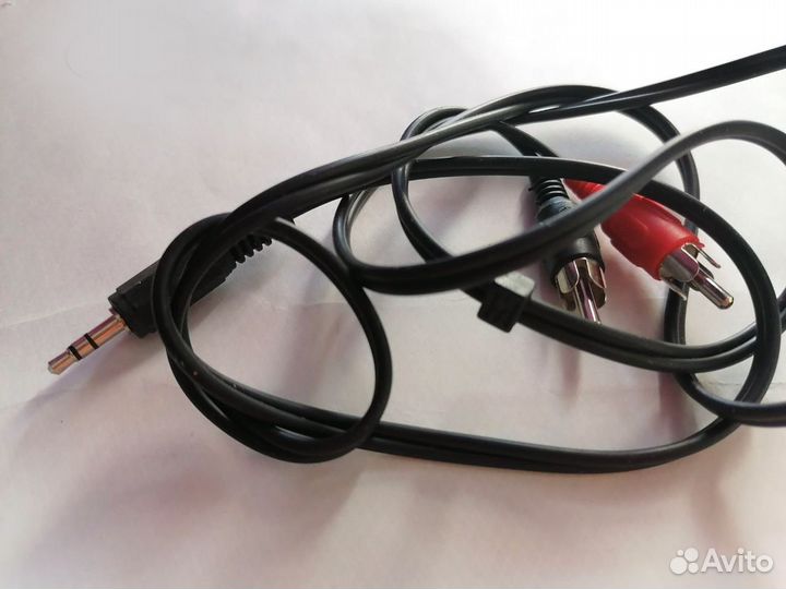 Кабель 2xRCA - mini jack 3.5 mm