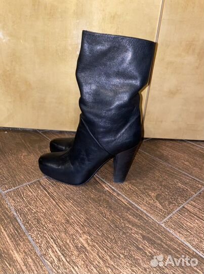 Сапоги натуральная кожа 38 р