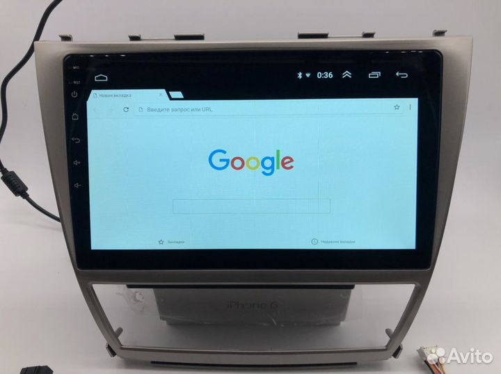 Тойота камри 40 10 дюймов андроид магнитола