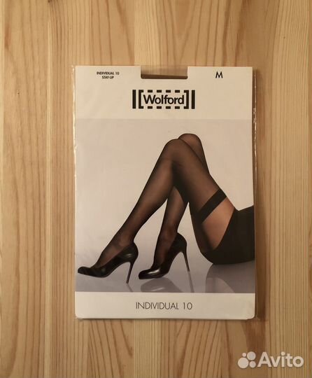 Wolford чулки. Stay-up. Новые. Caramel. М