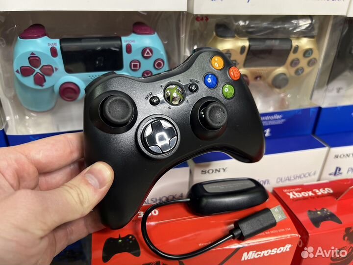 Джойстик для xbox 360 беспроводной / проводной