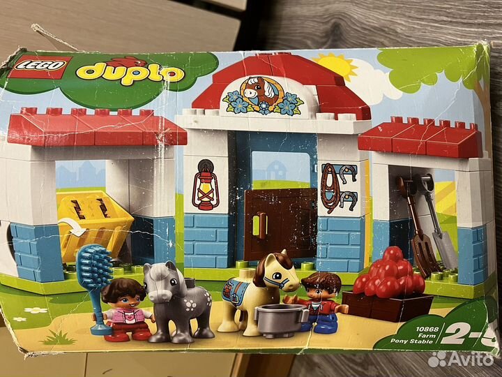 Lego duplo конюшня на ферме 10868 оригинал