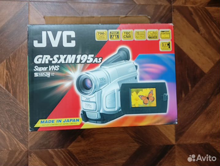Видеокамера VHS JVC GR-SXM195AS