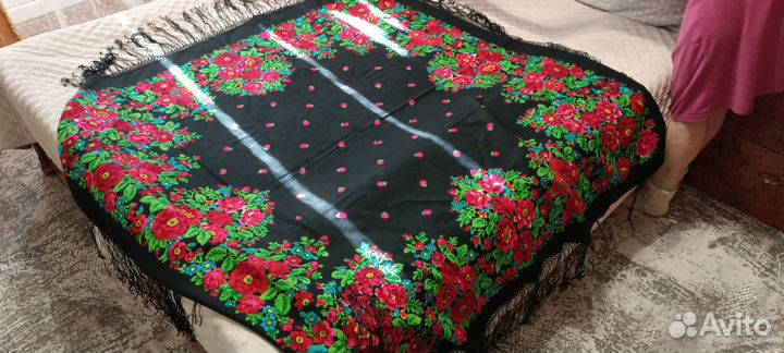 Шерстяной платок