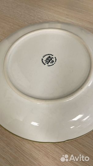 Тарелка Дымов керамика