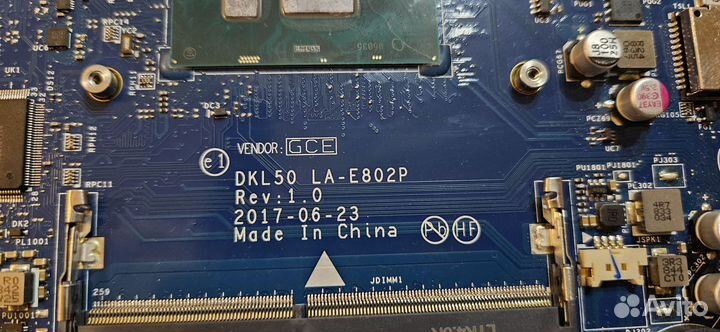 Материнская плата la-e802p