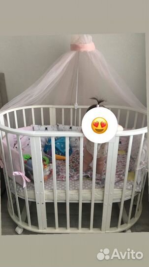 Детская кроватка трансформер 7 в 1