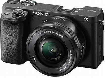 Фотоаппарат Sony Alpha ilce-6400 Kit E PZ 16–50 м