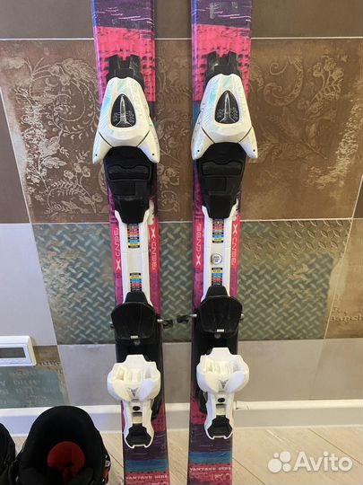Комплект горные лыжи и ботинки