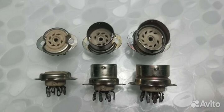 Радиолампы и панельки к радиолампам