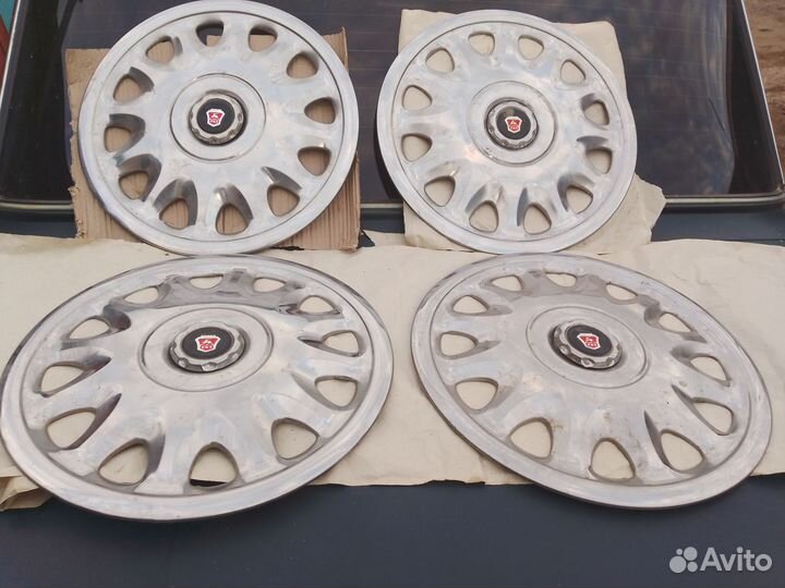 Колпаки колесные, нержавейка, оригинал Газ- Волга