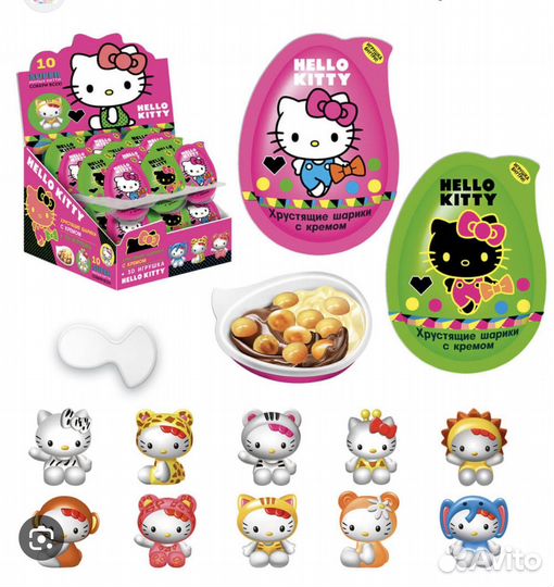 Hello kitty фигурки Kinder Surprise