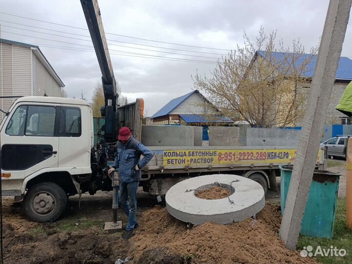 Монтаж канализации выгребных ям