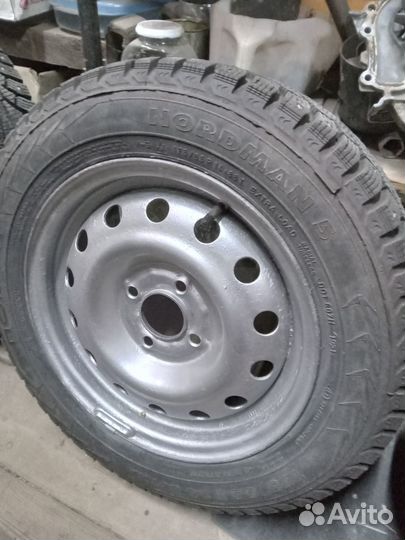 Колеса в сборе r14 зимние на рено логан R14