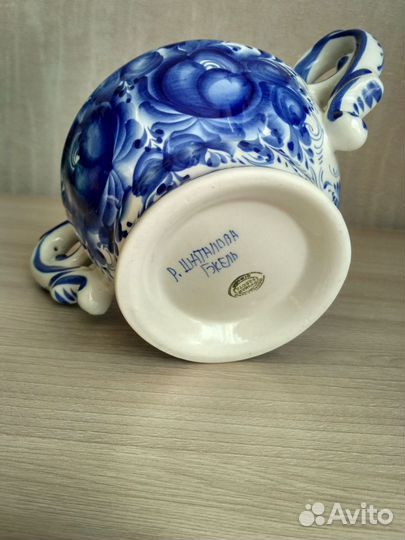 Сахарница Гжель