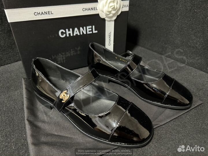 Туфли босоножки женские Chanel Mary Janes