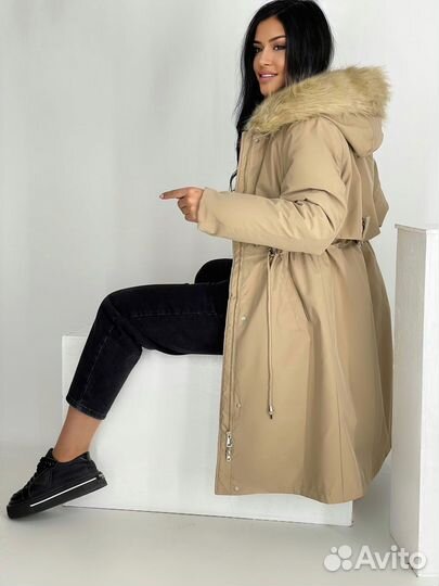 Длинная куртка парка