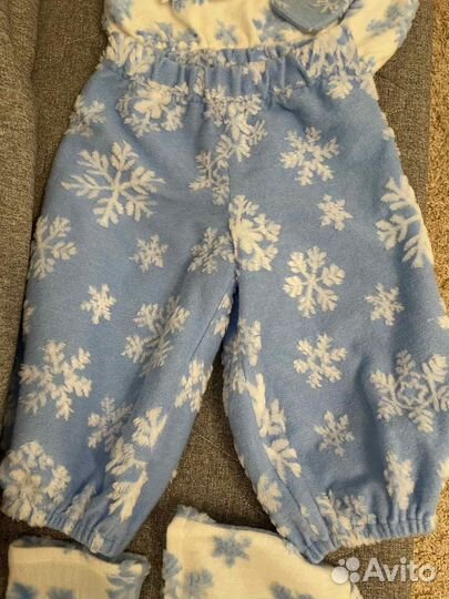 Новогодний костюм снеговик