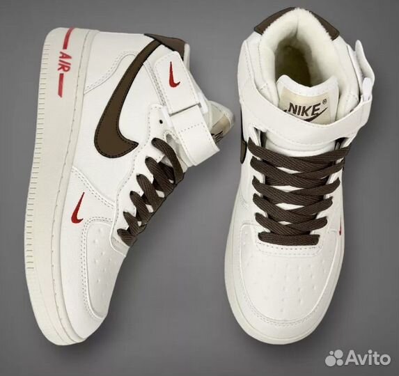 Зимние кроссовки Nike air force 1 с мехом