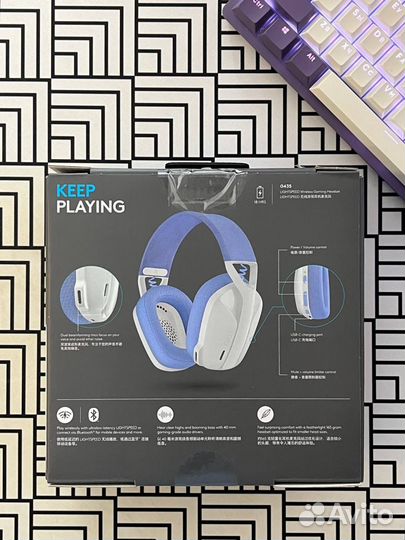 Беспроводные наушники Logitech G435