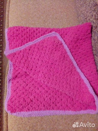 Плед детский вязаный ручная работа