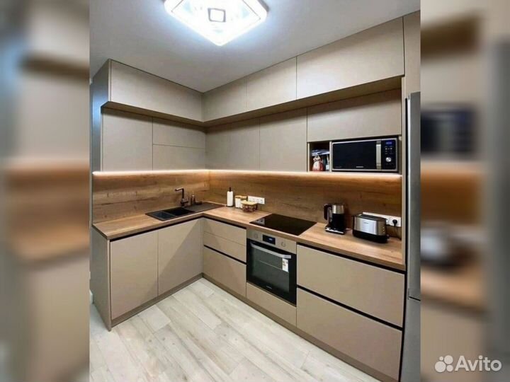 Кухонный гарнитур прямой кухня