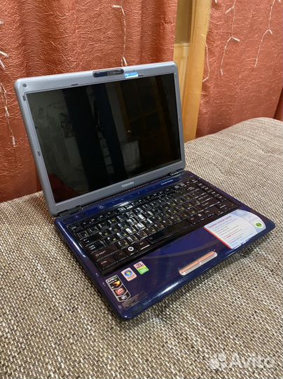 Ноутбук на запчасти toshiba