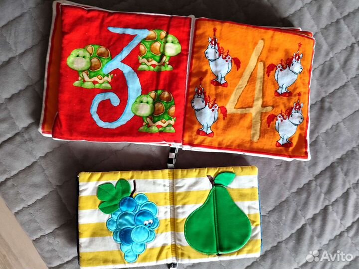 Детские мягкие книги 0+