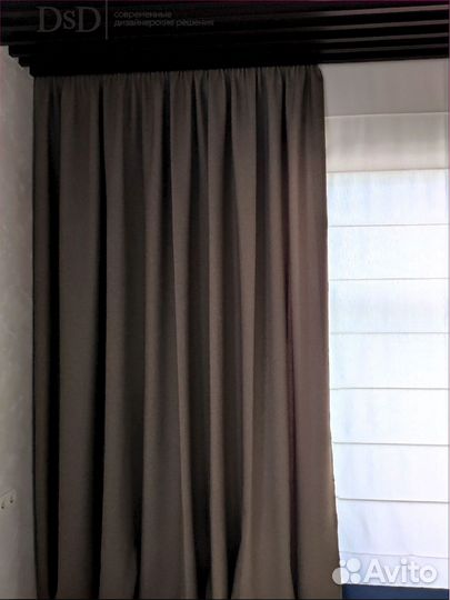 Шторы стиль римский