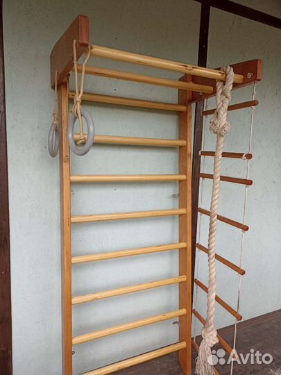 Детская шведская стенка деревянная